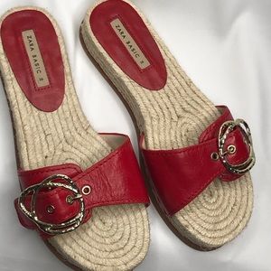 Zara slide sandals